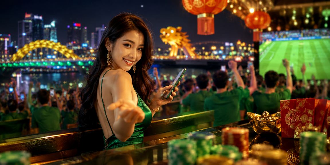 Cá cược thể thao buổi tối dưới đèn lồng tại Đà Nẵng